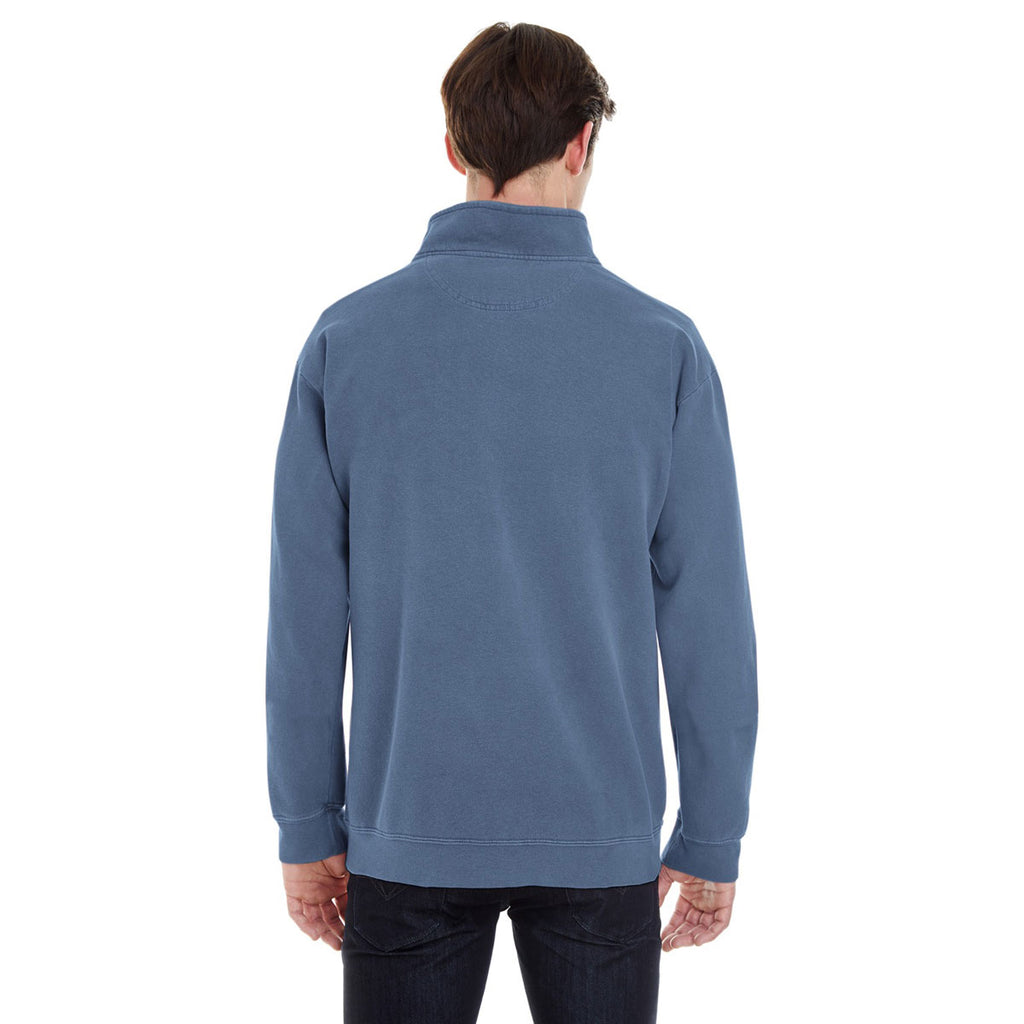 Comfort Colors Men's Blue Jean 9.5 oz. Quarter-Zip Sweatshirt