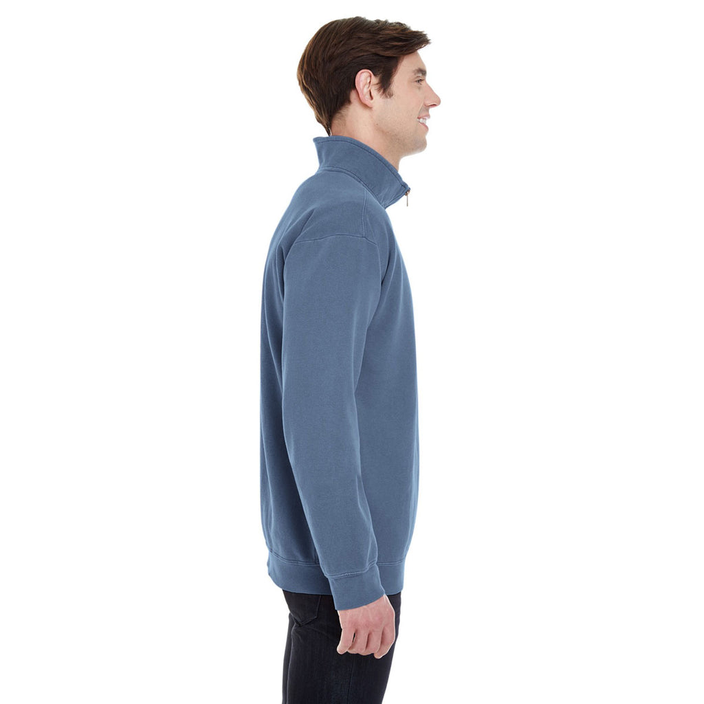 Comfort Colors Men's Blue Jean 9.5 oz. Quarter-Zip Sweatshirt