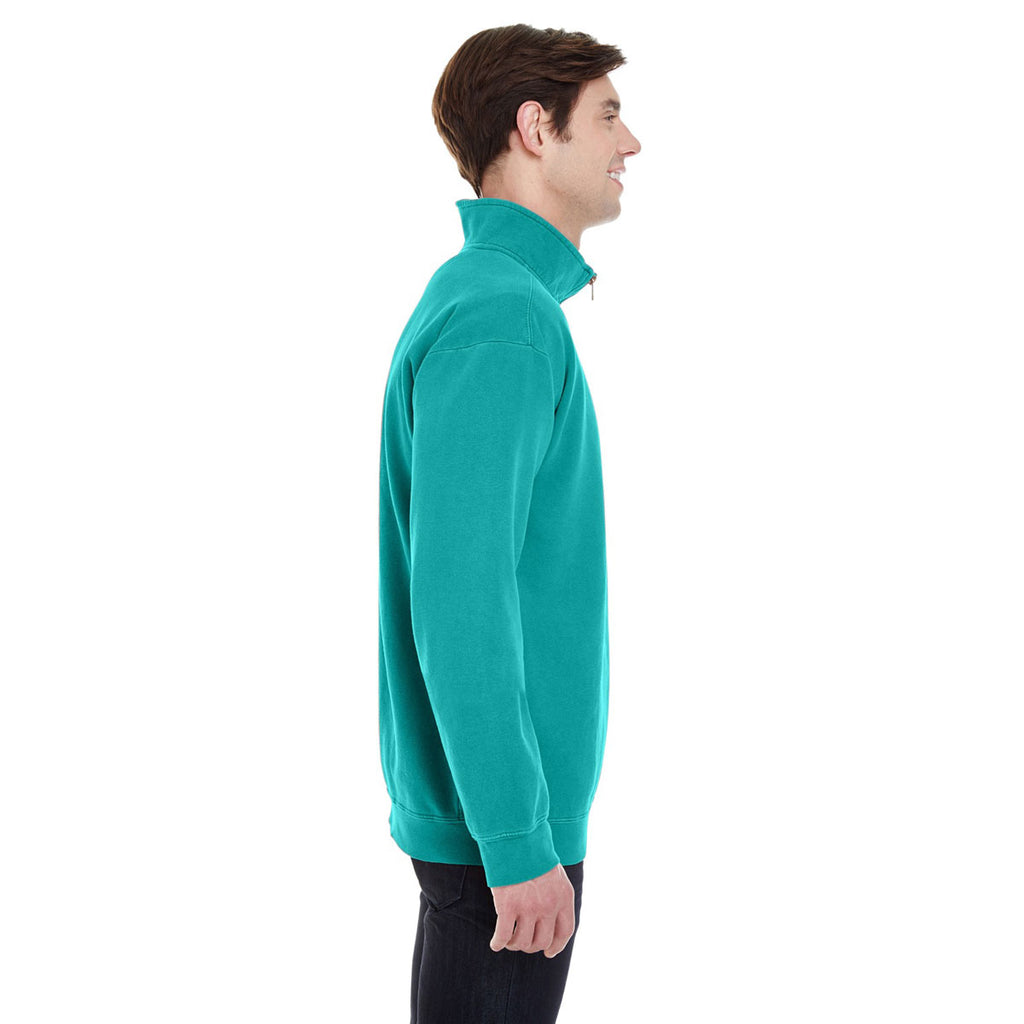 Comfort Colors Men's Seafoam 9.5 oz. Quarter-Zip Sweatshirt
