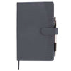 Good Value Charcoal Striped Edge Journal