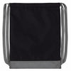 Good Value Black/Charcoal Color Flip Drawstring Backpack