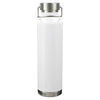 Leed's White Thor Copper Bottle with Anti-Microbial Additive 22 oz