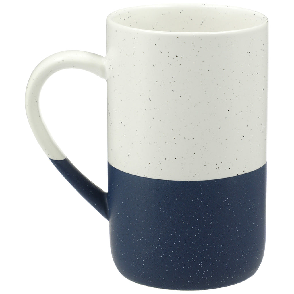 Leeds Navy Speckled Wayland Ceramic Mug 13oz