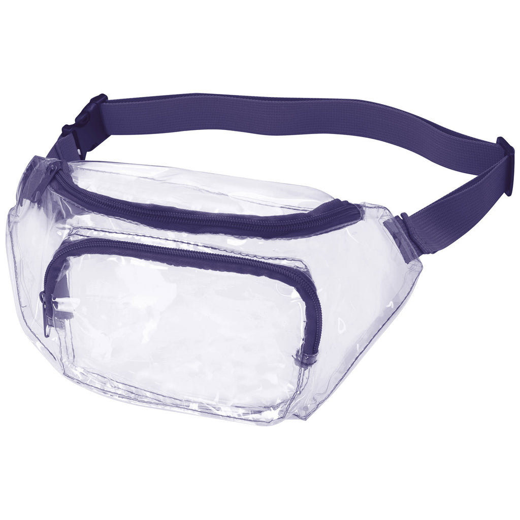 BIC Clear/Purple Clear Fanny Pack