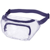 BIC Clear/Purple Clear Fanny Pack