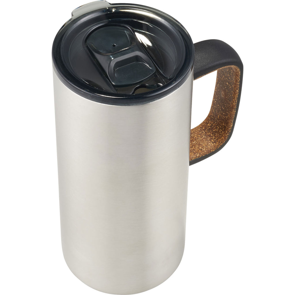 Leed's Silver Valhalla Copper Vacuum Mug with Cork 16oz