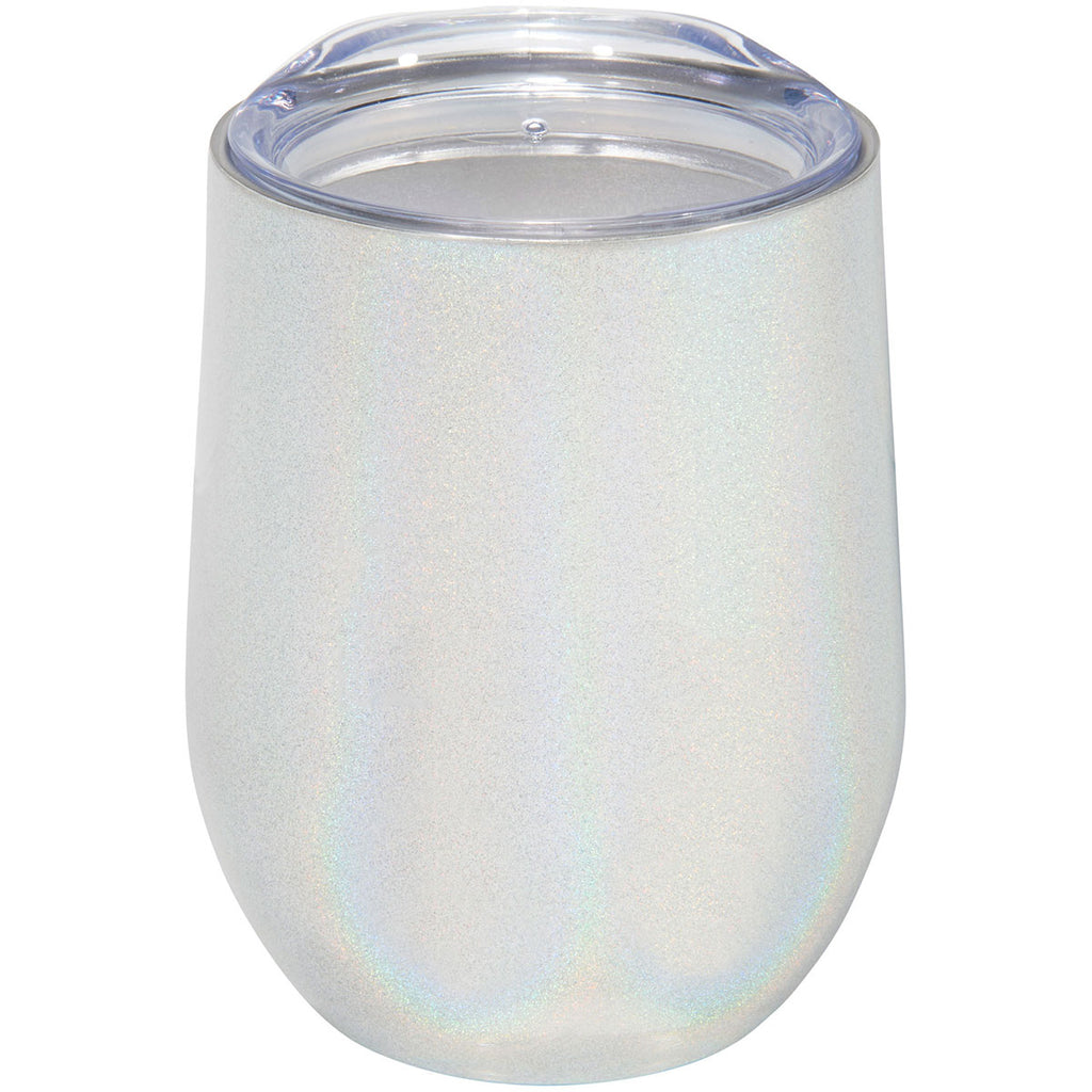 Leed's White Iridescent Corzo Copper Vac Insulated Cup 12oz