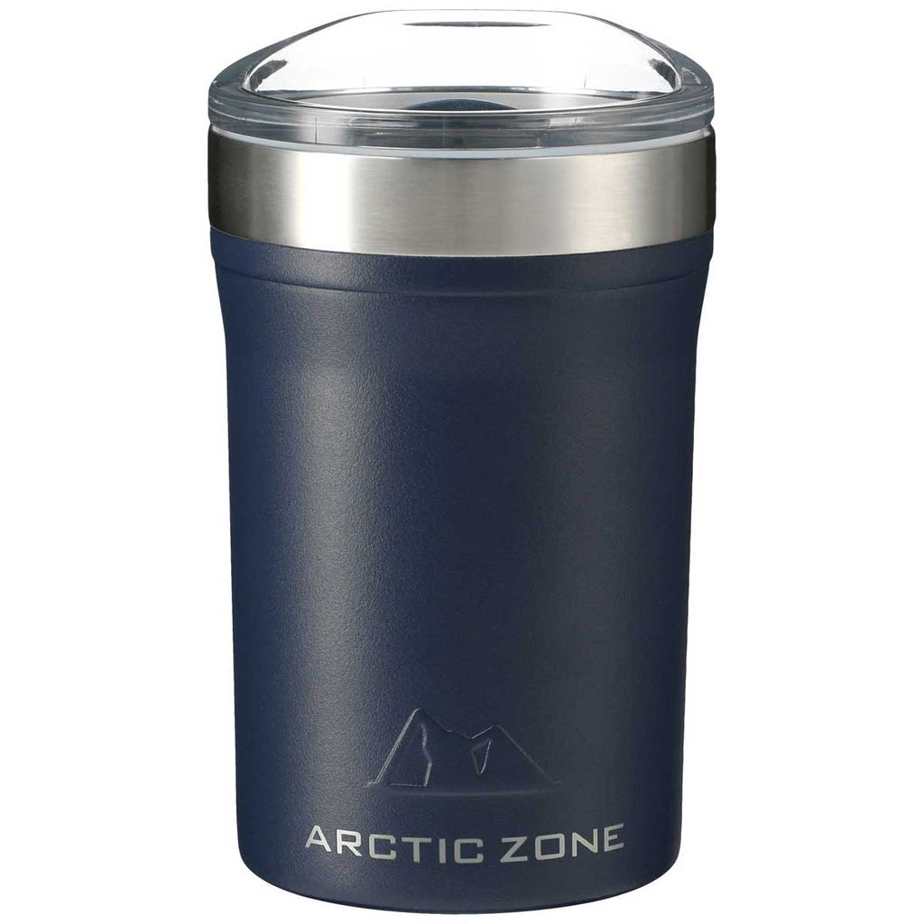 Arctic Zone Navy Titan Thermal HP 2 in 1 Beverage Cooler 12oz