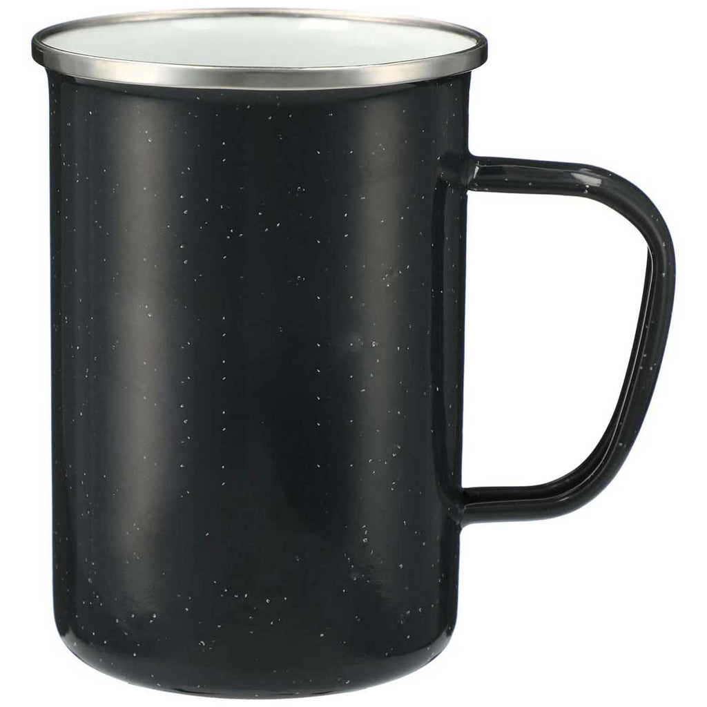 Leed's Grey Speckled Enamel Metal Mug 22 oz