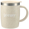 Leed's Beige Dagon Wheat Straw Mug with Stainless Liner 14 oz