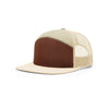 Richardson Brown/Khaki Mesh Back 7 Panel Trucker Hat