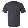 Bayside Men's Charcoal Heather USA-Made 50/50 Short Sleeve T-Shirt