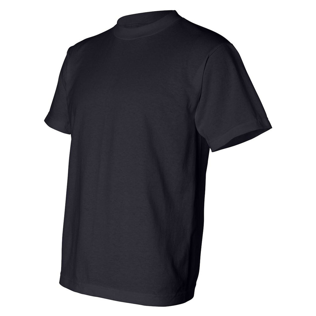Bayside Men's Navy USA-Made 50/50 Short Sleeve T-Shirt