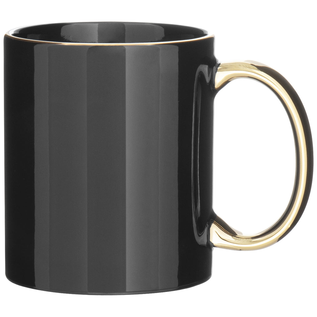 ETS Black/Gold C-Handle-Metallic 11 oz Mug
