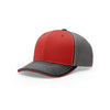 Richardson Red/Charcoal/Black On-Field Tri-Color Pulse SportMesh R-Flex Cap