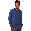 Next Level Unisex Cool Blue Ideal Heavyweight Long-Sleeve T-Shirt