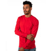 Next Level Unisex Red Ideal Heavyweight Long-Sleeve T-Shirt
