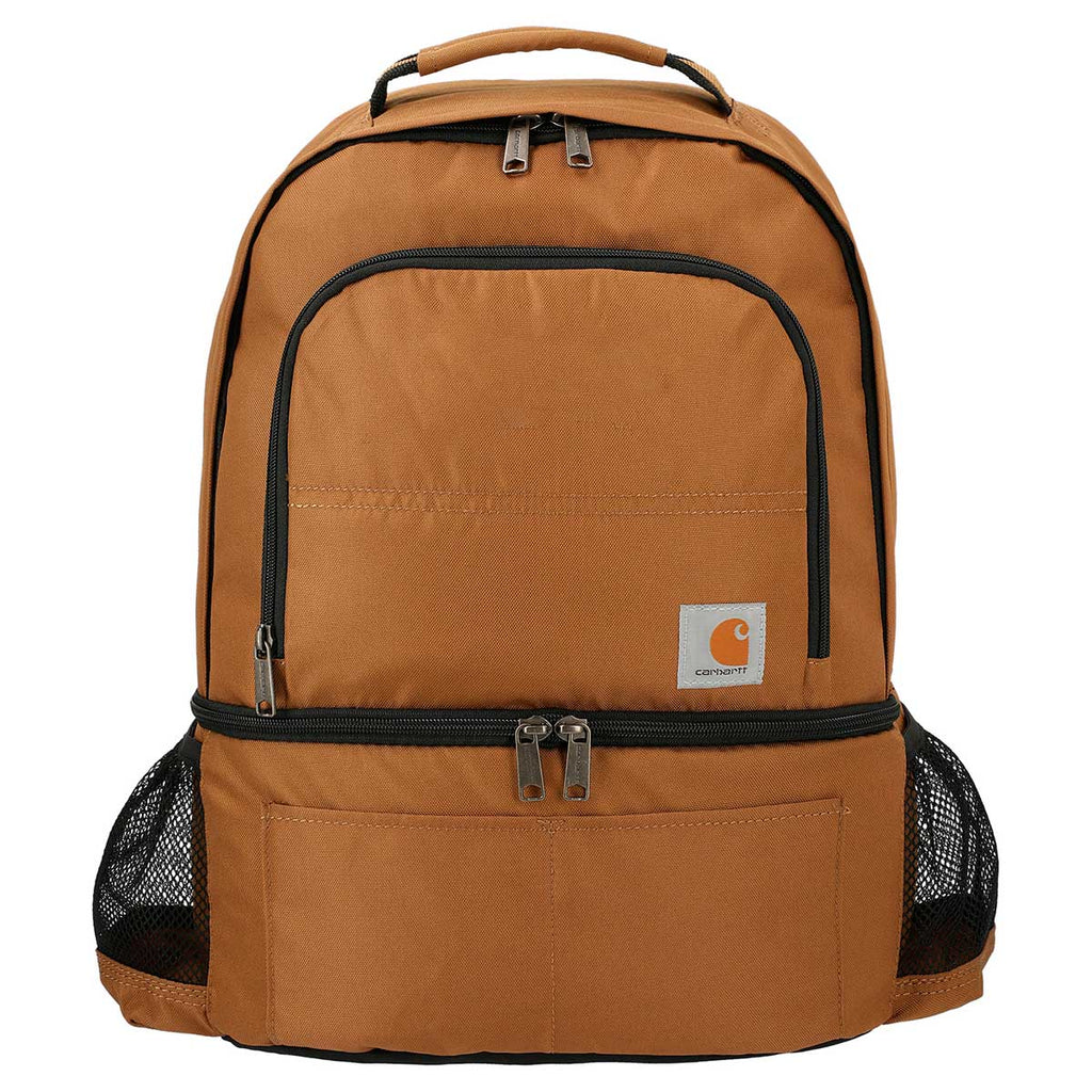 Carhartt Brown Signature Backpack Cooler