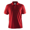 Craft Sports Men's Bright Red Classic Polo