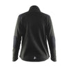 Craft Sports Women's Black/Platinum Noble Zip Heavy Knit Fleece Jacket