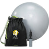 New Balance Black PVC Free Exercise ball and Fitness Bag