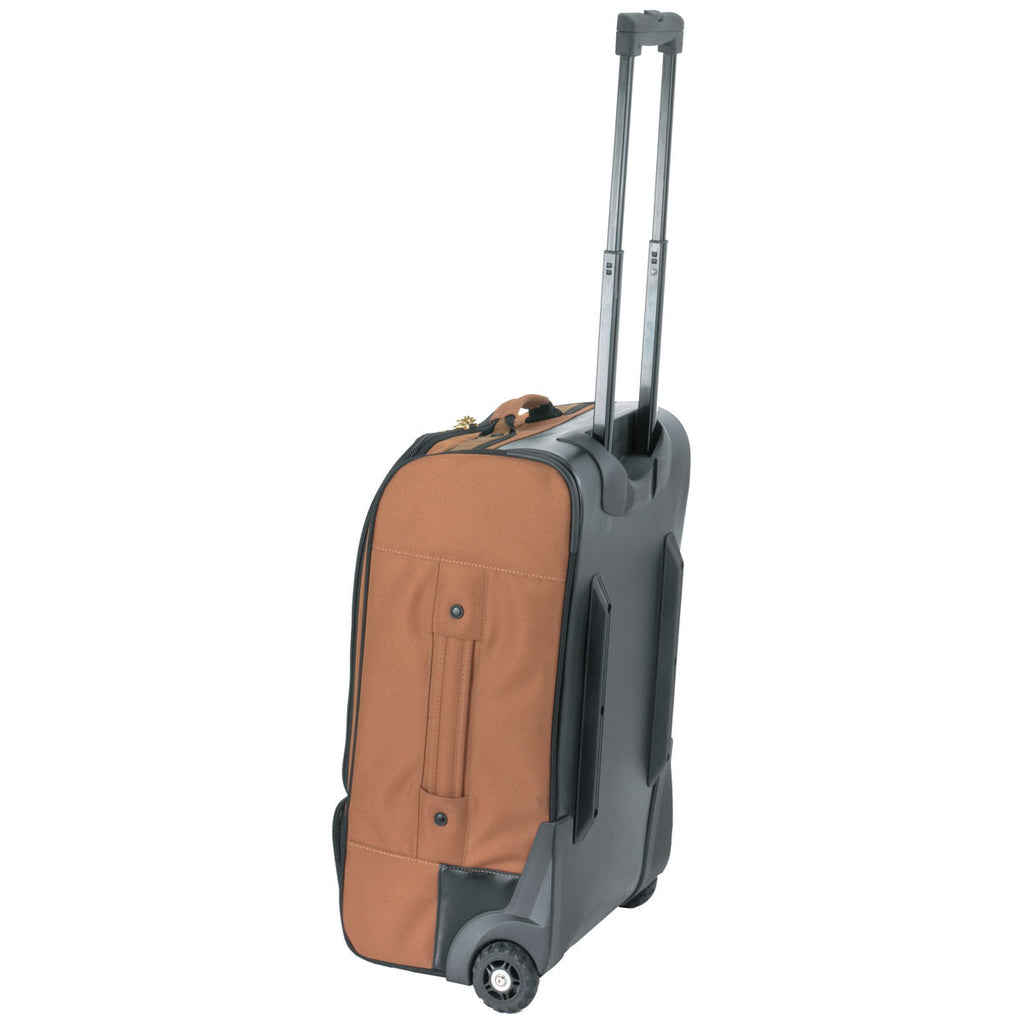Carhartt Brown Legacy 21 Inch Carry-on Wheeled Gear Traveler