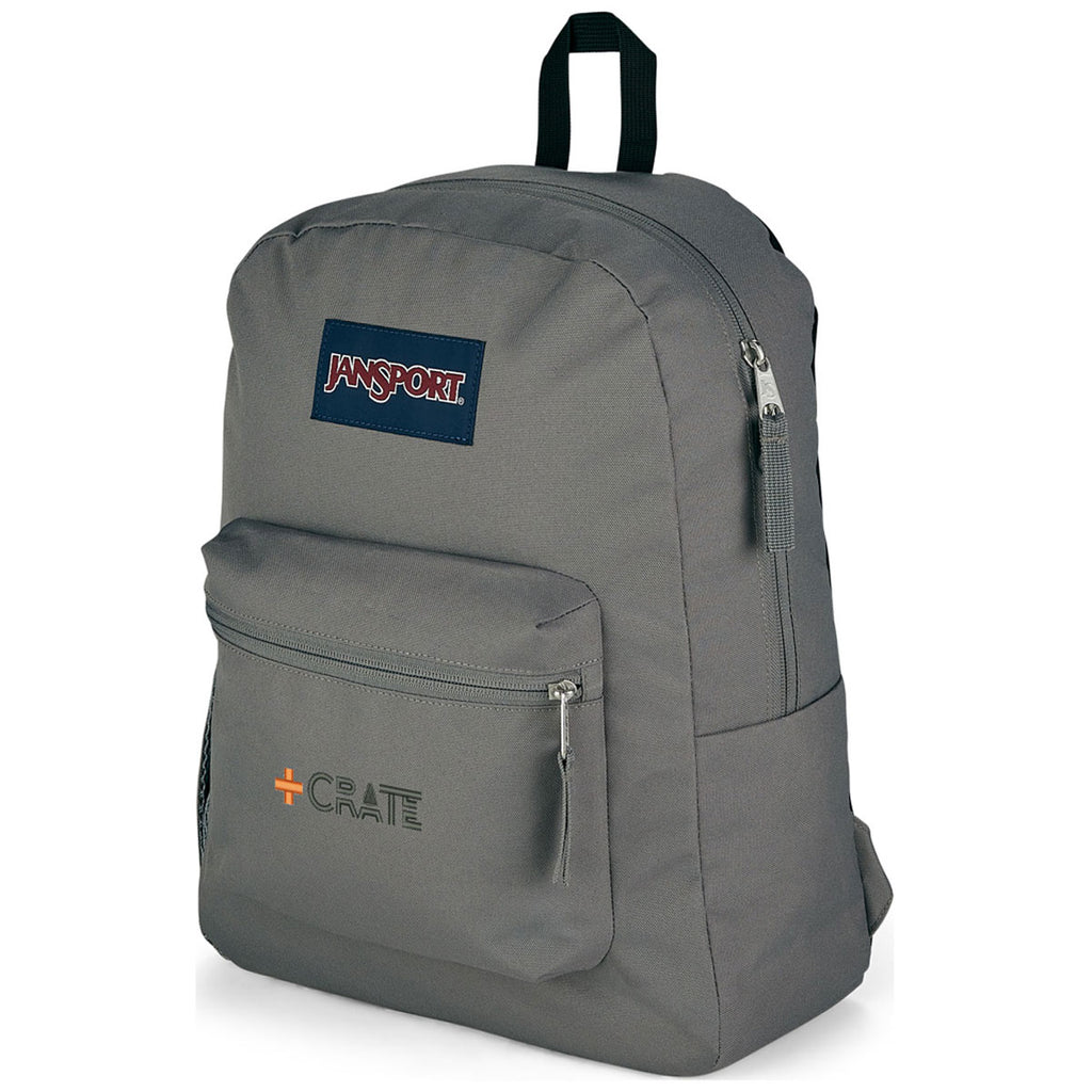 JanSport Grey Crosstown 15" Computer Backpack