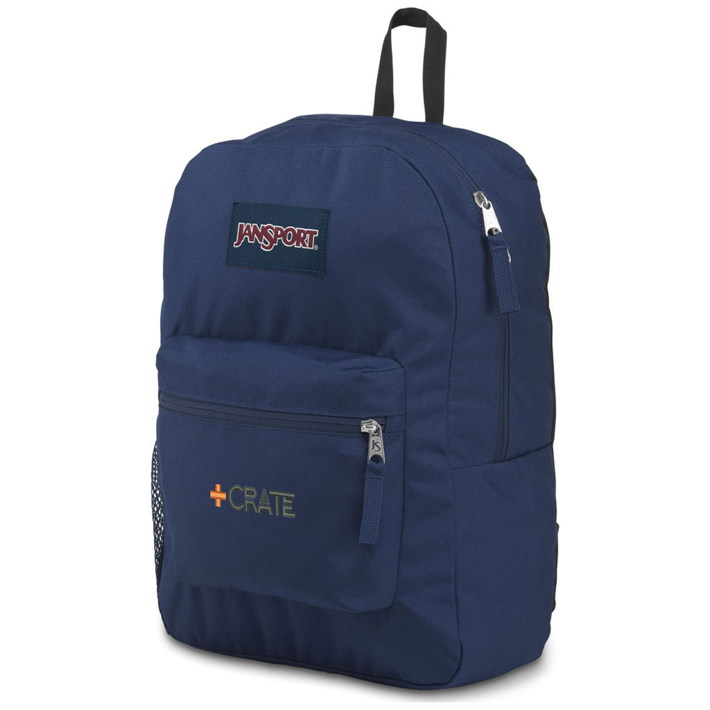 JanSport Navy Crosstown 15" Computer Backpack