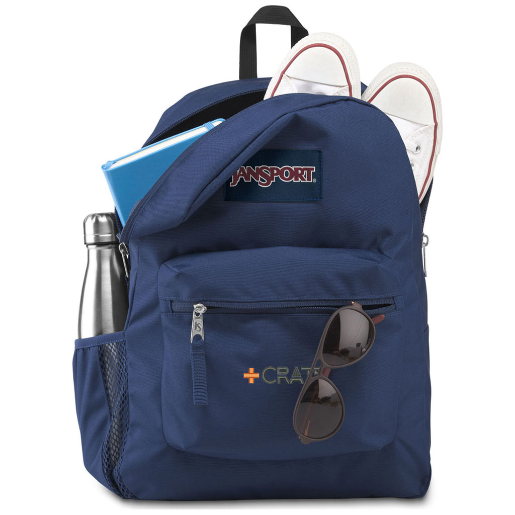JanSport Navy Crosstown 15" Computer Backpack