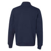 Russell Athletic Men's Navy Dri Power Quarter-Zip Cadet Collar Sweatshirt