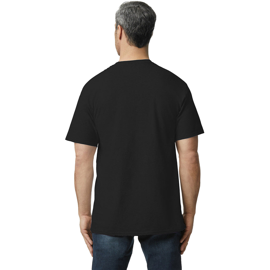 Gildan Men's Black Tall 100% US Cotton T-Shirt