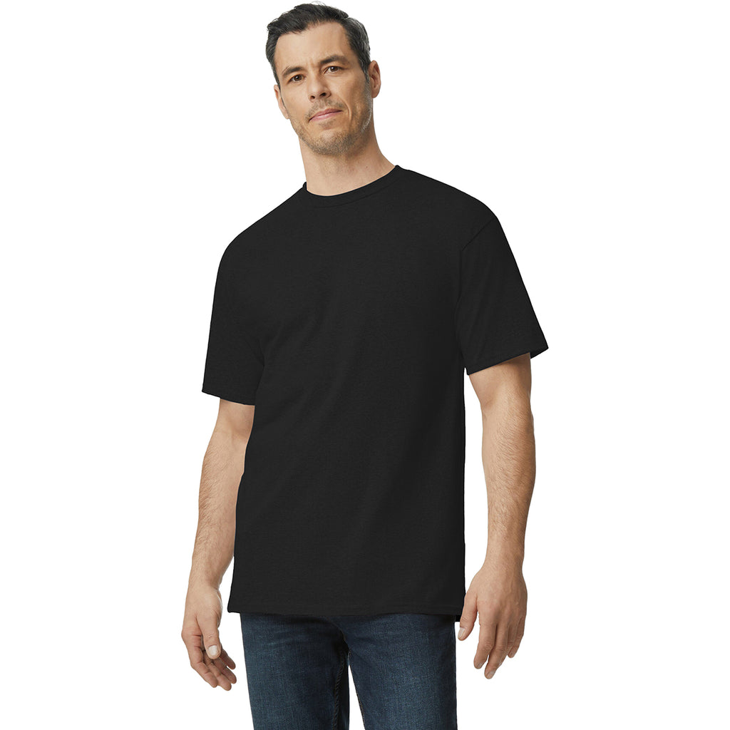 Gildan Men's Black Tall 100% US Cotton T-Shirt