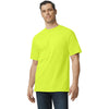 Gildan Men's Safety Green Tall 100% US Cotton T-Shirt