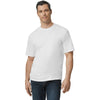 Gildan Men's White Tall 100% US Cotton T-Shirt