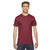 American Apparel Unisex Cranberry Fine Jersey Short-Sleeve T-Shirt
