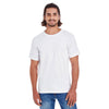 American Apparel Unisex White Organic Short-Sleeve Fine Jersey T-Shirt
