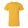 American Apparel Unisex Gold Fine Jersey Short Sleeve T-Shirt