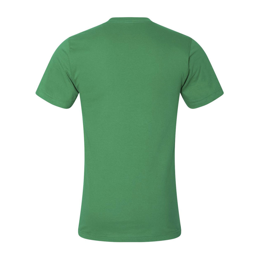 American Apparel Unisex Kelly Green Fine Jersey Short Sleeve T-Shirt