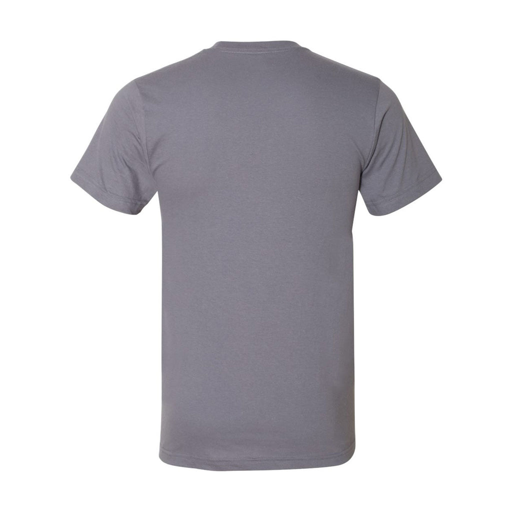American Apparel Unisex Slate Fine Jersey Short Sleeve T-Shirt