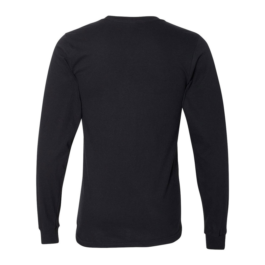 American Apparel Unisex Black Fine Jersey Long Sleeve T-Shirt