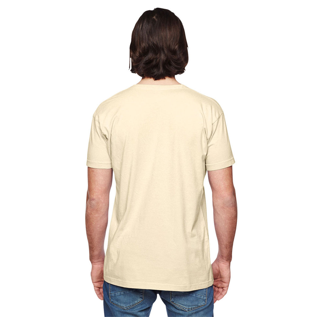 American Apparel Unisex Creme Power Washed T-Shirt