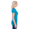 Threadfast Women's Turquoise Slub Jersey Short-Sleeve T-Shirt