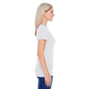 Threadfast Women's White Slub Jersey Short-Sleeve T-Shirt