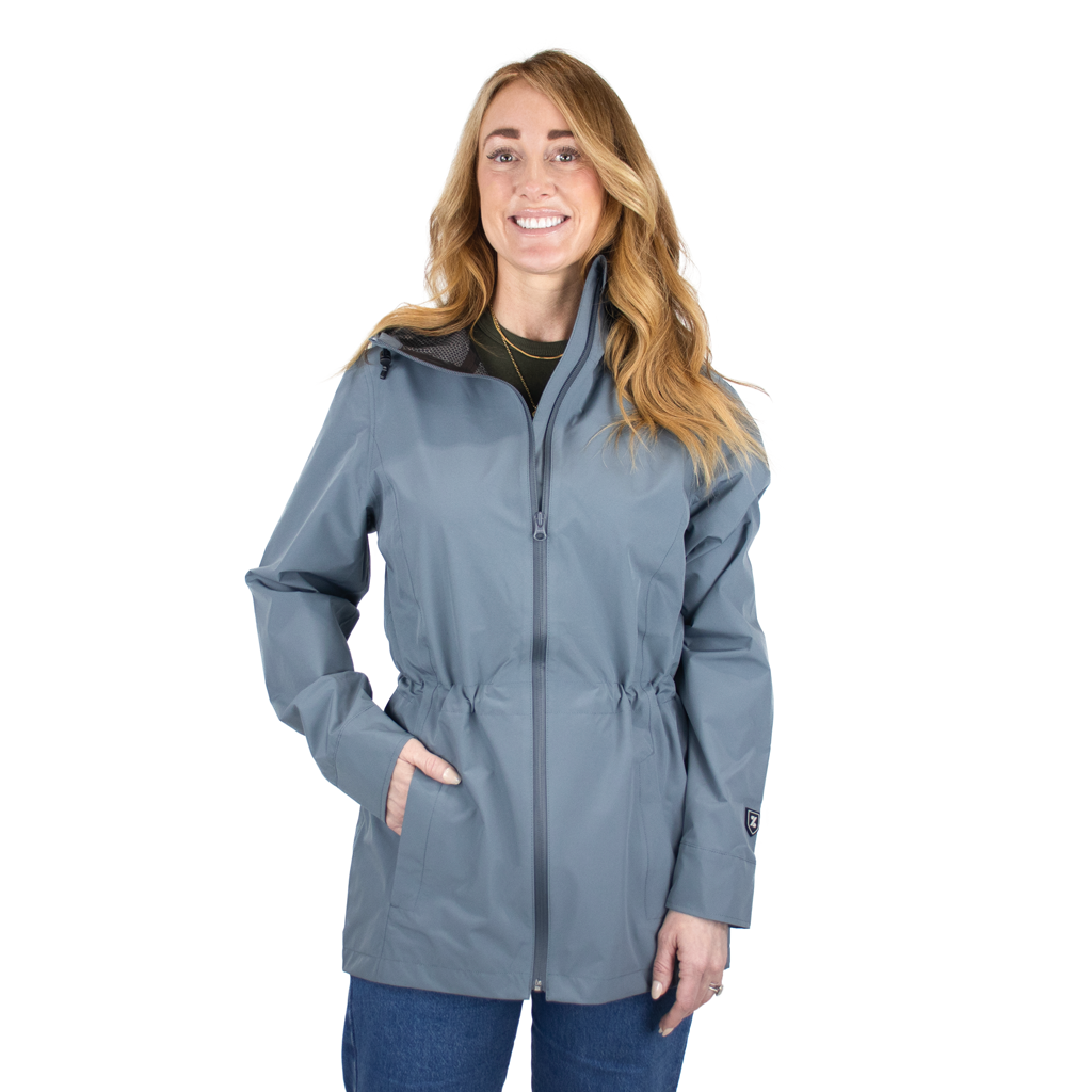 Zusa Women's Charcoal North Shore Rain Jacket