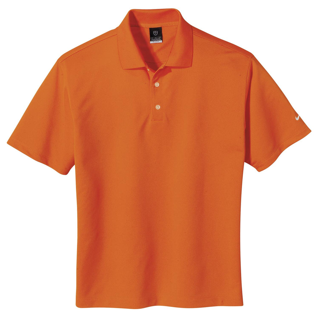 Nike Golf Men's Orange Tech Basic Dri-FIT S/S Polo