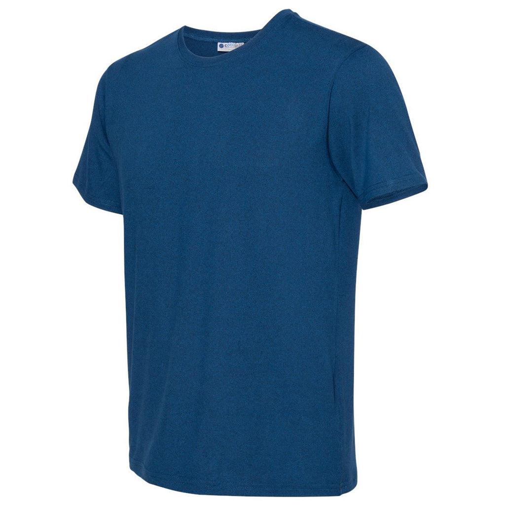 Weatherproof Men's Heather Lapis Blue Cool Last Heathered Lux T-Shirt