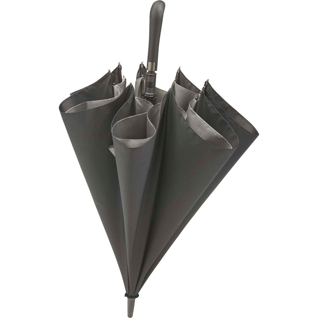Stromberg Black/Grey 46" to 58" Expanding Auto Open Umbrella