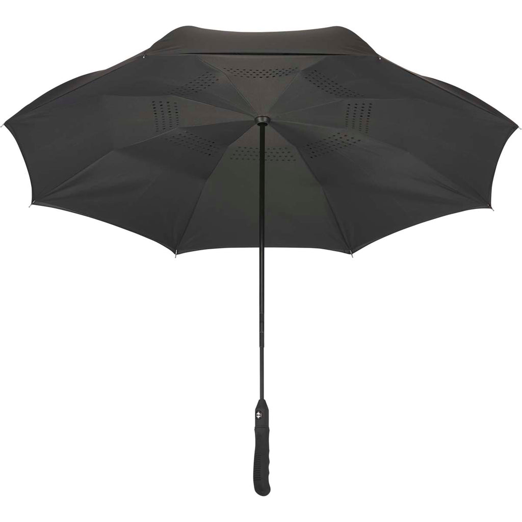Stromberg Black 48" Auto Open/Close Inversion Umbrella