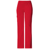 Cherokee Women's Red Flexibles Mid-Rise Knit Waist Pull-On Pant