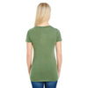 Threadfast Women's Vintage Grass Dye Short-Sleeve V-Neck T-Shirt